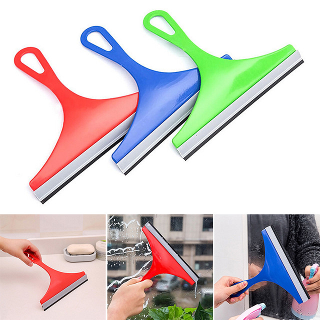 Window Mirror Car Windshield Squeegee Glass Wiper Silicone Blade Cleaning  Shower Screen Washer Banheiro Limpeza Мытье